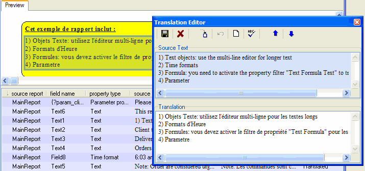 Multi-line Translation Editor