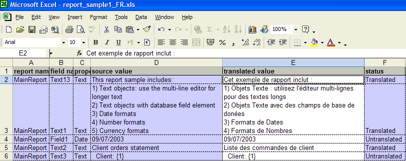 Excel Export/Import